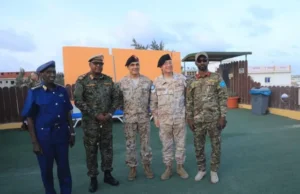 Generaal Fulvio Poli oo magaalada Muqdisho laga sagootiyay