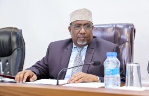 Guddoomiyaha Golaha Shacabka oo khudbad ka jeediyey furitaanka Kalfadhiga 5aad ee Baarlamaanka JFS