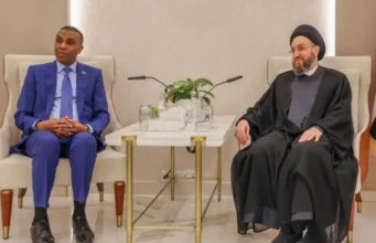 Raiisul wasaare Xamse oo Kulan la qaatay Madaxa Dhadhaqaaqa Al-Xikma ee dalka Iraaq.