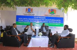 Shirka diyaarinta sharciga ka hortaga leexsiga Kaalmada oo lagu qabtay Baydhabo.