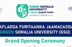Mas’uuliyiin ka tirsan Koonfur Galbeed oo ka qeybgaley daah-furka Jaamacada Green Soomaali University.