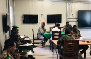 DFS & Midowga Afrika oo kawada hadlaya dardargelinta dagaalka ka dhanka AS