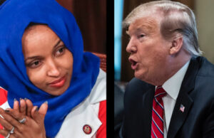 Ilhaan Cumar oo weerarkii ugu horreeyay ee siyaadeed ku qaaday Donald Trump.