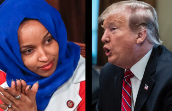 Ilhaan Cumar oo weerarkii ugu horreeyay ee siyaadeed ku qaaday Donald Trump.