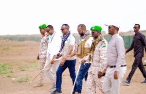 Guddoomiyaha Hay’adda SODMA oo Gaaray degmada Jalalaqsi ee gobolka Hiiraan.