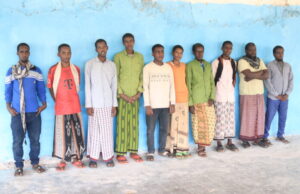 Al-Shabaab members surrender to the Somali National Army’s Intelligence Service.