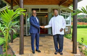 Madaxweynaha Uganda Oo ku wajahan Muqdisho.