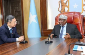 Guddoomiye Aadan Madoobe oo kulan muhiim ah la qaatay Safiirka Shiinaha u fadhiya Soomaaliya