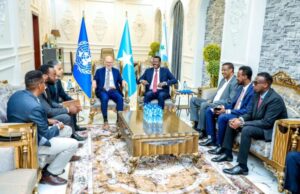 James Swan oo MW Galmudug kala hadlay Shirka Golaha Wadatashiga Qaran