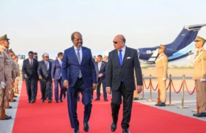 Madaxweyne Xasan Sheekh oo gaaray magaalada Bagdaad.