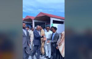 Madaxweynaha Koofur Galbeed ayaa maanta gaaray Muqdisho.