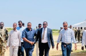 Wasiirka Dastuurka KGS oo maanta gaaray Magaalada Baraawe.