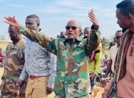 Wafdi uu hogaaminaayo Cali jeyte oo gaaray Magaalada Jigjiga.