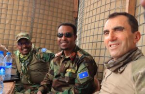 Taliye Sahal iyo Taliyaha ciidanka Xerada Turkisom oo tagay Gobolka Shabeelada Hoose.