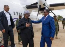 Guddoomiye Aadan Madoobe ayaa maanta soo gaaray Magaalada Baydhabo.