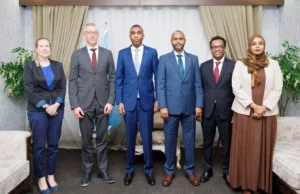 RW Xamsa oo xafiiskiisa ku qaabilay Safiirka dowladda Jarmalka u qaabilsan Soomaaliya.