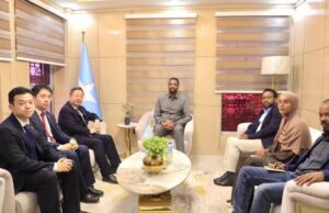 Shiinaha oo sheegay inuu ku taageerayo horumarinta garoomada DFS Soomaaliya