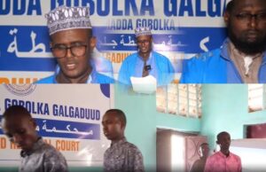 Maxkamadda Racfaanka Galgaduud oo Go’aan ka Gaareeysa Kiiskii Dilka Hooyo iyo Saddexdeeda Gabdhood loo geystay.