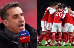 Gary Neville Oo Digniin Culus U Diray Arsenal Kadib Guushii Nasiibka Ahayd Ee Ay Ka Gaareen Wolves