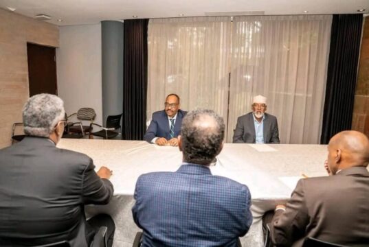 Xubnaha Golaha Mustaqbal Soomaaliyeed oo kulan ku yeelanaya Nairabi.