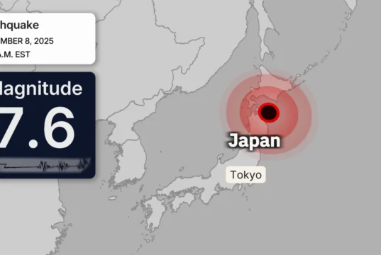 Dhul-gariir ku dhuftay Japan oo sababay dhaawaca in ka badan 30 ruux