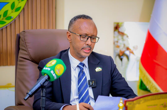 Wasiirkii Warfaafinta Somaliland oo is casilay.