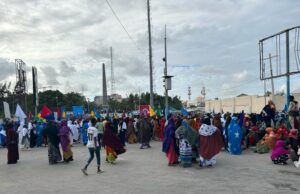 Haweenka Soomaaliyeed oo Muqdisho ku qabtay Dibadbax ka dhan ah Israa’iil