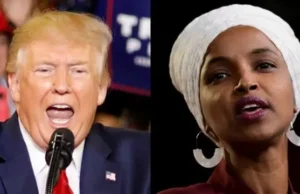 Ilhaan Cumar oo weerar afka ah ku qaaday Madaxweynaha dalka Maraykanka.