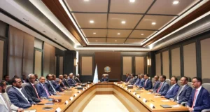 Madaxda Dowladda Federaalka oo kulamo gaar ah kawada Muqdisho.