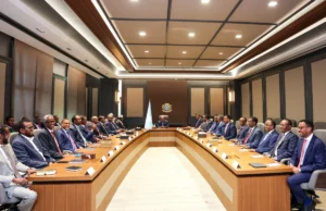 Madaxda Dowladda Federaalka oo kulamo gaar ah kawada Muqdisho.