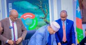 Sawiro;-Wasiirka Cusub ee Arrimaha Gudaha Koonfur Galbeed oo Xilka Si Rasmi ah Ula Wareegay