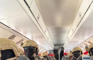 Ciidanka Ilaalinaya Axmed Madoobe oo Muqdisho usoo safray