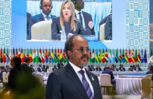 Guudmarka Khudbadda Madaxwayne Xasan Sheekh ee Shir Madaxeedka Labaad ee Afrika iyo Talyaaniga.