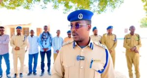 Sawiro;-Taliye Ku-xigeenka Booliiska Gaarka ah ee Koonfur Galbeed oo Tababar uga Furay Ciidamo ku sugan Berdaale