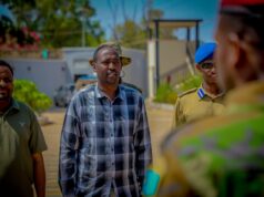 Sawiro;-Wasiirka Amniga Koonfur Galbeed oo Tababar u Soo Xiray Cutubyo ka Tirsan Booliiska Gaarka ah