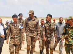 Taliyaha ciidamada Haramcad oo gaaray Baraawe.