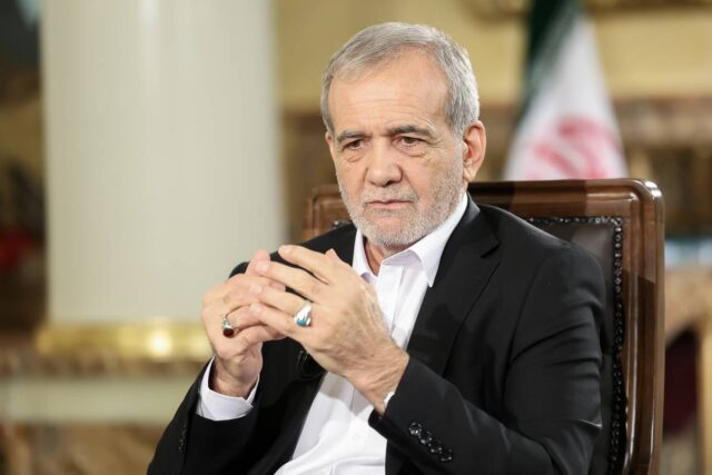 Iranian President Masoud Pezeshkian