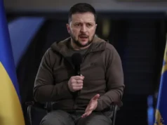 Madaxweynaha Ukraine oo u shheegay in uu ‘tuhun xun’ ka qabo dagaalka Bariga Dhexe.