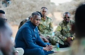 Sawiro;-Taliye Mahad Salaad oo Ciidamada Amniga kula afuray Gobolka Sh/hoose.