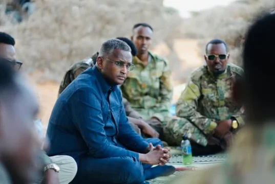 Sawiro;-Taliye Mahad Salaad oo Ciidamada Amniga kula afuray Gobolka Sh/hoose.