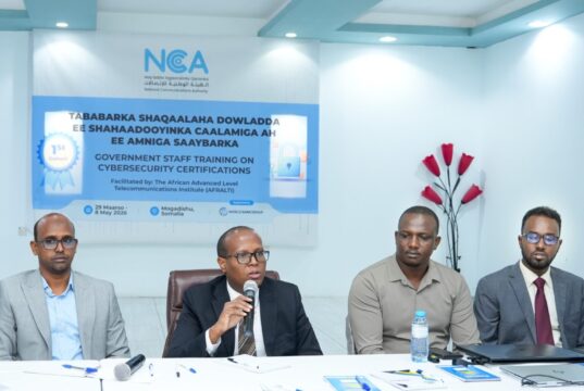 Soomaaliya oo shaqaalaha Dowladda u tababareysa sidii ay uga hortagi lahaayeen weerarada Intenate-ka