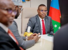 Sawiro;-Hoggaamiyaha KMG ah ee DGKGS oo Ka Qaybgalay Dhaarinta Wasiirka Cusub ee Beeraha iyo Waraabka.