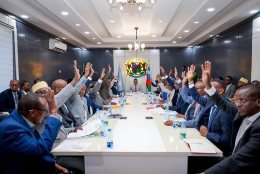 Sawiro;-Golaha Wasiirrada Koonfur Galbeed oo Ansixiyey Siyaasado Muhiim u ah Horumarinta Magaalooyinka iyo Dhismaha