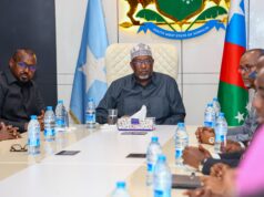 Sawiro;-Gudoomiye Sheekh Adan Madoobe oo Baydhabo Kulan La Qaatay Mas’uuliyiinta Koonfur Galbeed