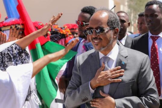 MW Xasan Sheekh Maxamuud ayaa ku Soo wajahan Magaalada Baydhabo