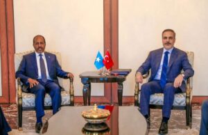 Wasiirka Arrimaha Dibadda Masar Oo la kulmay Madaxweynaha Soomaaliya.