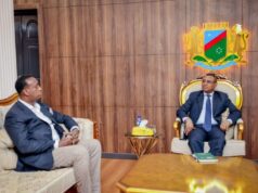 Sawiro;-Hoggaamiyaha KMG ah ee Koonfur Galbeed oo qaabilay Guddoomiyaha Guddiga Madaxa-bannaan ee Doorashooyinka