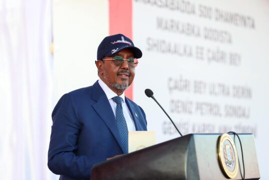 MW Xasan Sheekh “Turkiga waxa uu ku dhiirraday in uu Maraakiib lacag badan ku fadhiya uu usoo diro Soomaaliya”