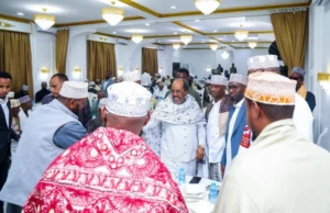 Sawiro;-Madaxweyne Xasan oo Duubabka dhaqanka u sheegay in awoodda Dalka dib loogu Celiyo Shacabka si qofka ay Rabaan u doortaan.