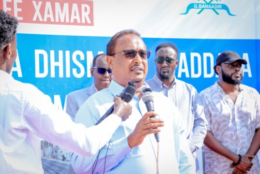Muungaab “Waddooyinka burbursan ee Muqdisho dhammaan waan dhisaynaa sanadkaan”